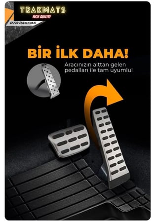Hyundai Getz HB 2010  UNİVERSAL OTO PASPAS 4D HAVUZLU YENİ ÜRETİM SİYAH ADK