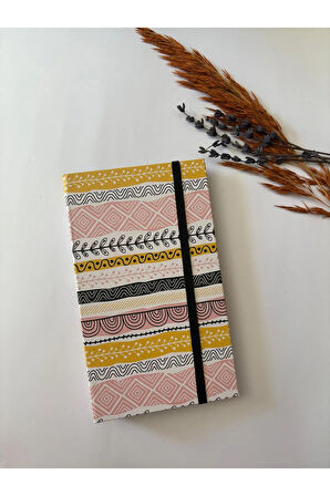 Atakids Lizy Kuru Boyalı Mandala Boyama Defteri | 19 x 11 cm | 40 Yaprak | 12 Renk Kuru Boya