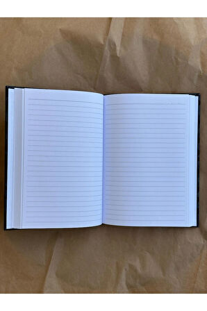 Atakids Lizy Siyah Kamuflaj Desenli Sert Kapaklı Defter 14x20 cm, 168 Yaprak, Çizgili