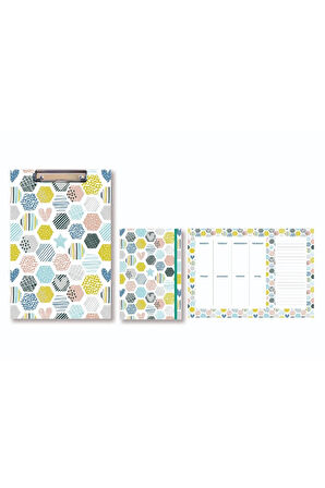 Atakids Lizy Sekreterlik Dosyası, Defter ve Haftalık Planlayıcı 3'lü Set
