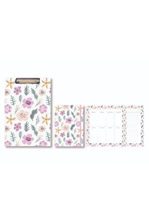 Atakids Lizy Sekreterlik Dosyası, Defter ve Haftalık Planlayıcı 3'lü Set