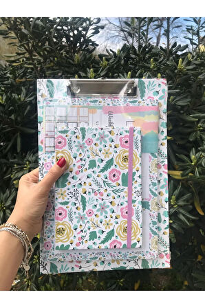 Atakids Lizy Sekreterlik Dosyası, Defter ve Haftalık Planlayıcı 3'lü Set