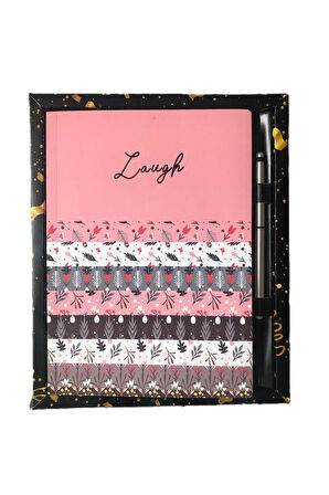 Atakids Lizy Tasarımlı Defter ve Kalem Seti (96 yaprak)