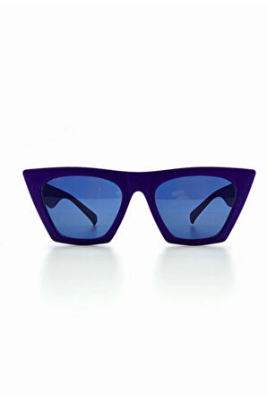 Sevimli Çocuk Güneş Gözlüğü Mor Çekik Çerçeve UV 400 Korumalı CE Belgeli Kids Çocuk Güneş Gözlüğü