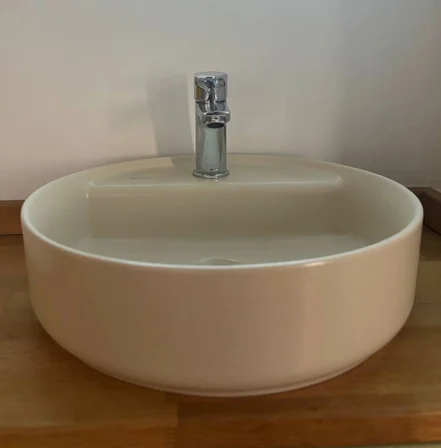 Banyo Dolabı-Asma 2 Kapaklı Lavabolu-Ahşap Mat Yeşil Mdf-60 Cm-Çanak Lavabolu-Ledli Aynalı
