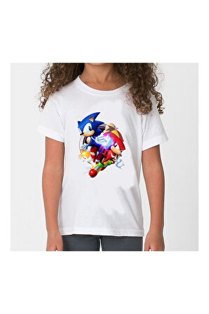 Sonic Baskılı Çocuk Tişörtü
