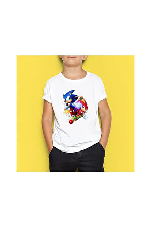 Sonic Baskılı Çocuk Tişörtü