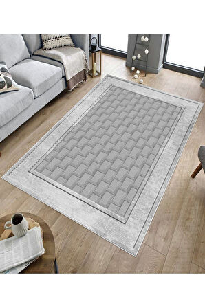 GRİ Kaymaz Taban Halı PB1186D