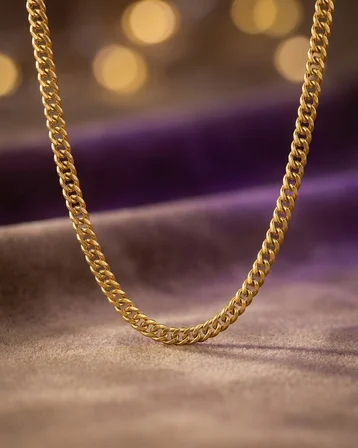 22 Ayar Altın Kolye Kartiyel 8.38gr 52 CM - Z00128