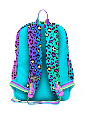 Kids Renkli Leopar Desenli 3’lü Okul Çanta Seti SET0123769