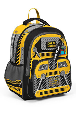 Kids Desenli 4’lü Okul Çanta Seti (Okul Çantası, Kalemlik, Beslenme, Matara)