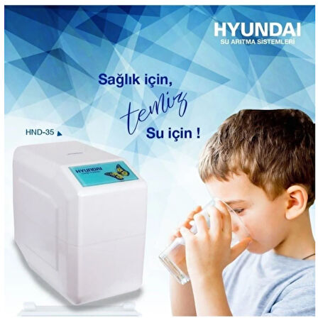 Hyundai Hnd-35 Su Arıtma Cihazı Pompasız Mineral Filtre Hediyeli