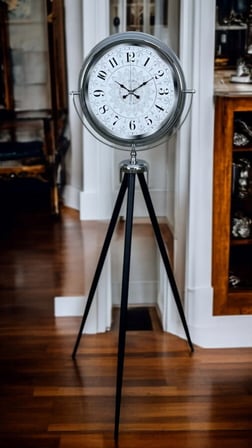 Elegance Desenli Tripod Ayaklı Saat iegxx