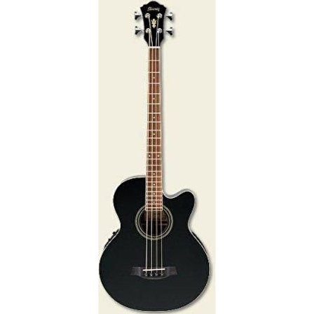 IBANEZ AEB8E-BK AEL Serisi Siyah Akustik Bas Gitar