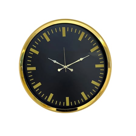 Midnight Gold 52 x 52 Cm Duvar Saati iegxx