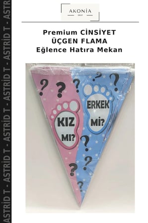 Premium CİNSİYET ÜÇGEN FLAMA Eğlence Hatıra Mekan