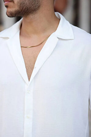 Erkek Rahat Kesim  Oversize Salaş Aerobin Gömlek Yumuşak Dokulu