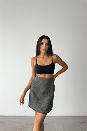 Aesco KAŞE KISA ETEK - Siyah