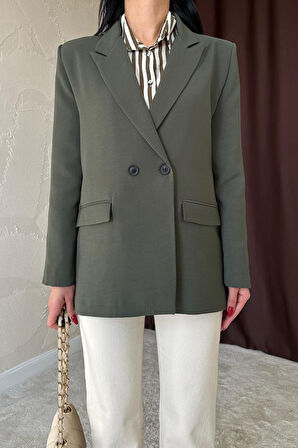 Aesco Haki Blazer Ceket