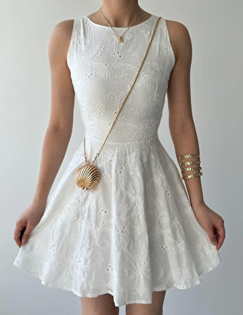 Aesco Vess Cep Detaylı Elbise