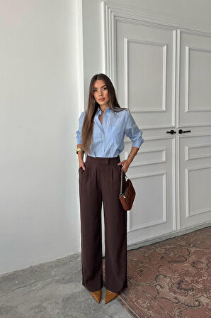 Aesco Kahverengi Pantolon