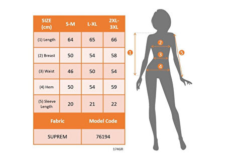 Aesco Kadın Kısa Kollu Bisiklet Yaka Kedi Desenli Süprem Bluz