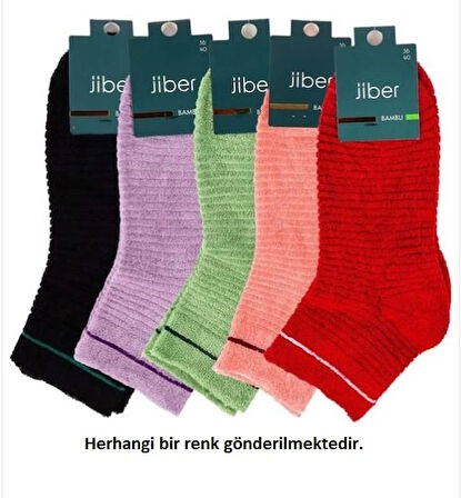 Aesco Jiber 6950 Bayan Bambu Ters Havlu Patik