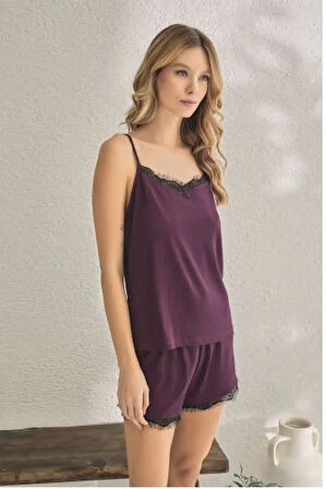 Aesco Estiva 24020 Kadın Pegasus İp Askılı Şort Takım