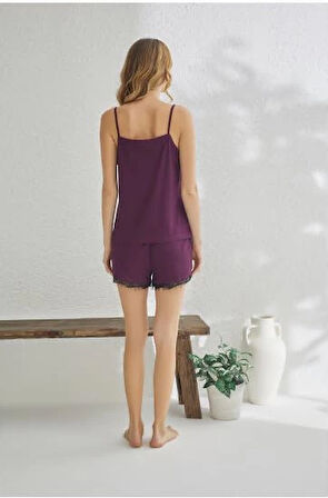 Aesco Estiva 24020 Kadın Pegasus İp Askılı Şort Takım