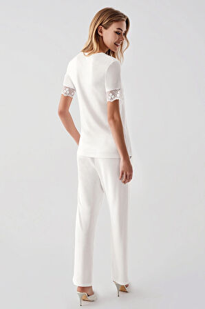 Aesco Freshness 321 Kadın Sabahlıklı Pijama Takımı