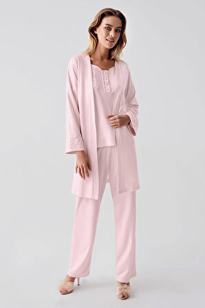 Aesco Freshness 321 Kadın Sabahlıklı Pijama Takımı