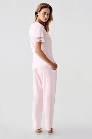 Aesco Freshness 321 Kadın Sabahlıklı Pijama Takımı
