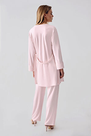 Aesco Freshness 321 Kadın Sabahlıklı Pijama Takımı