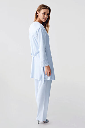 Aesco Freshness 321 Kadın Sabahlıklı Pijama Takımı