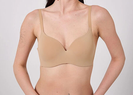 Aesco Freshness MSF02 Geniş Sırt Kuşaklı Lazer Kesim Sütyen