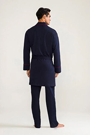 Aesco D'S Damat 03000 5'li Robdöşambr Erkek Damat Pijama Seti