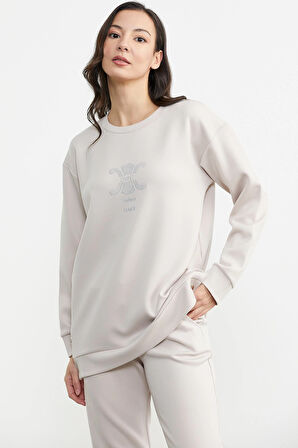 Aesco Sementa 76311 Taş Detaylı Rahat Kalıp Eşofman Takım