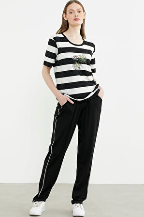 Aesco Sementa 76476 Rahat Kalıp Çizgili Pantolon Takım