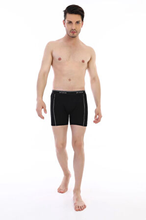 Aesco Çift Kaplan 880 Elastanlı Erkek Boxer