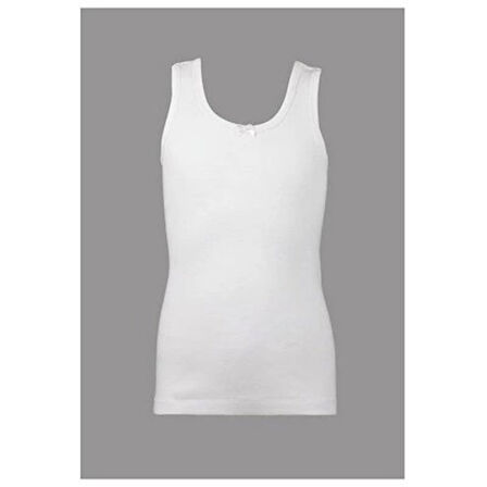 Aesco Çift Kaplan 505 Kız Çocuk Kalın Askılı Atlet