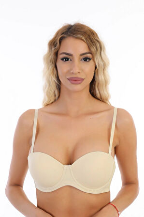 Aesco Nurteks 192 Desteksiz Straplez Sütyen