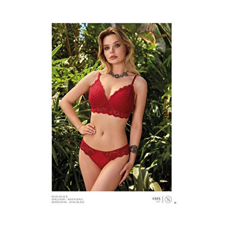 Aesco Nurteks 4305 Desteksi Sütyen Takımı