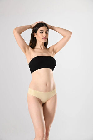 Aesco Miss fit 12583 Lazer Kesim Silikonlu Slip