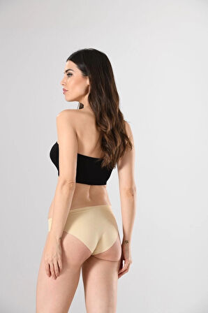 Aesco Miss fit 12583 Lazer Kesim Silikonlu Slip