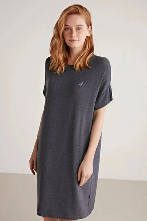 Aesco Nautıca W605 Kadın Kısa Gecelik ve Sabahlık Takımı