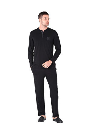 Aesco D'S Damat 221001 Uzun Kol Pijama Takımı