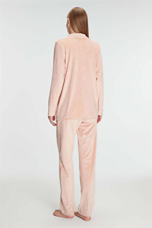 Aesco Anıl Uzun Kol Gömlek ve Pantolon Takım Pijama Takımı