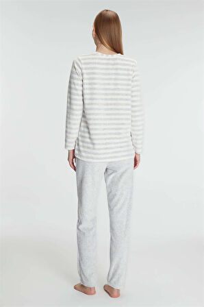 Aesco Anıl Pamuklu Uzun Kollu Pijama Takımı