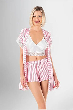 Aesco 3'lü Şort Takımı Desenli