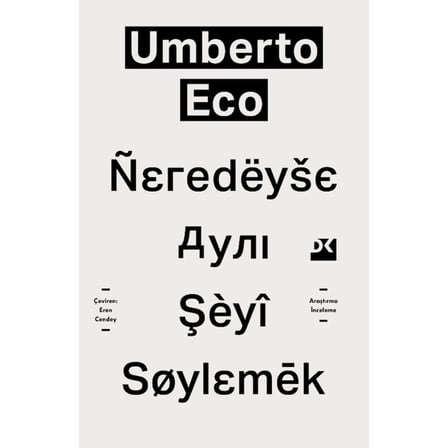 Neredeyse Aynı Şeyi Söylemek